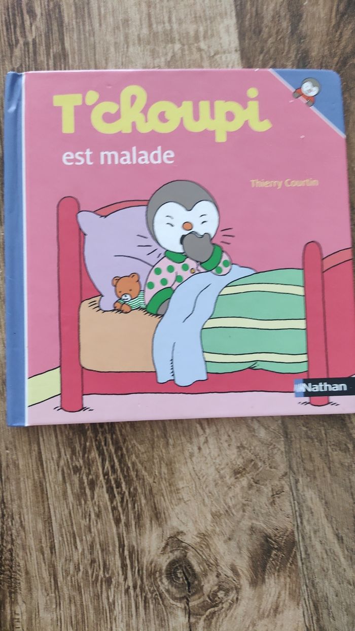Livre T'choupi est malade