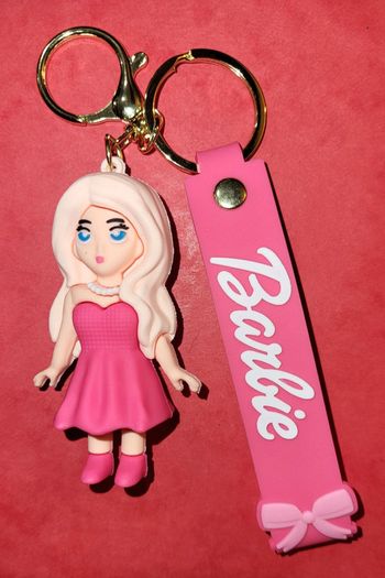 Porte-clé PVC 3D Neuf - Barbie