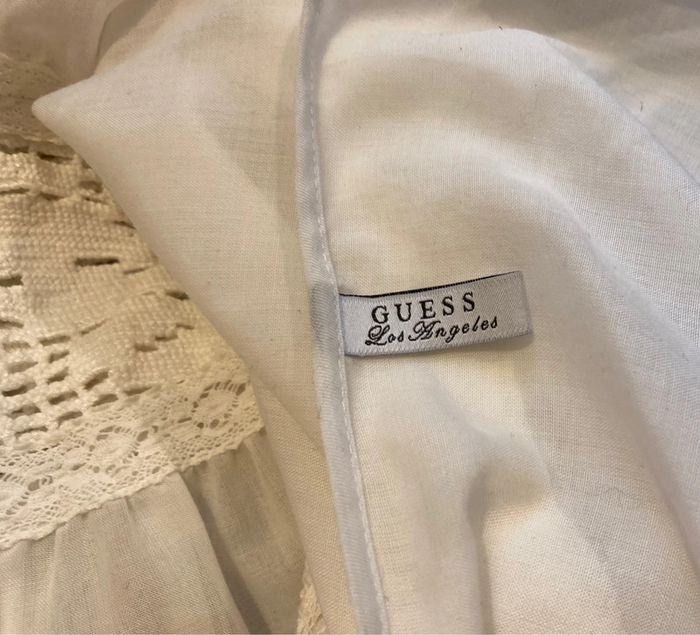 Petite robe transparente guess en coton - photo numéro 3