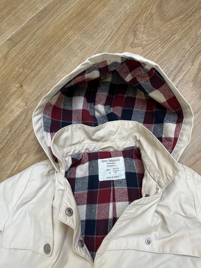 Trench veste légère Zara Babygirl - photo numéro 3