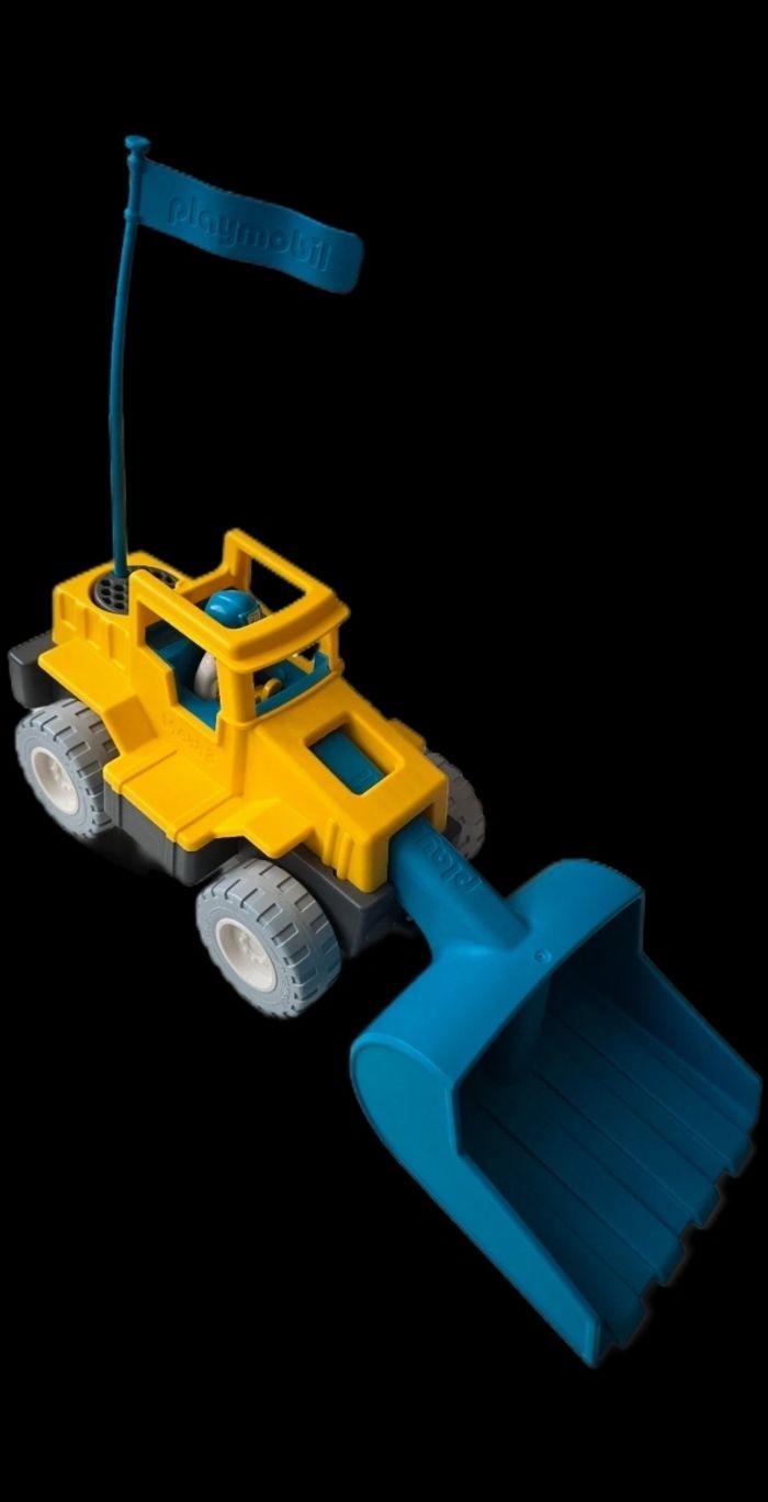 123 playmobil sand chargeur avec pelle 9145 complet