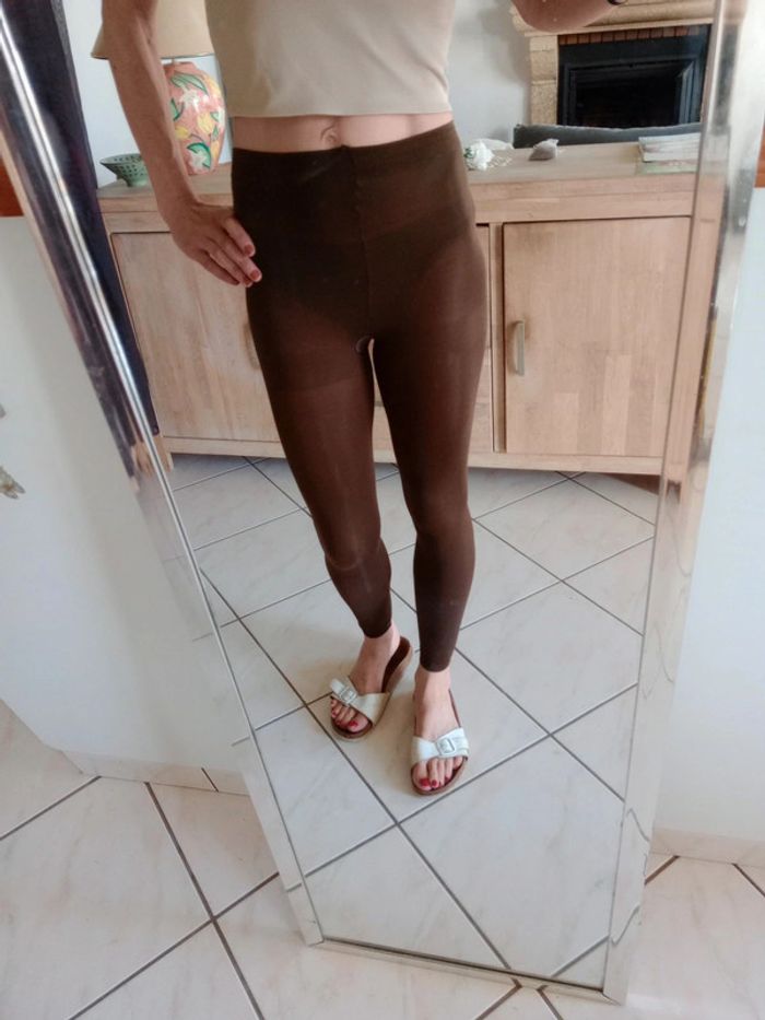 Collant femme M marron c77 - photo numéro 3