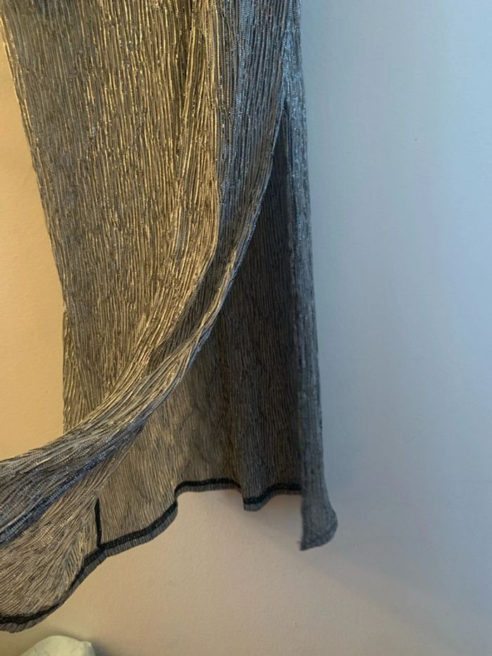 Robe longue argentée T 1 - photo numéro 2