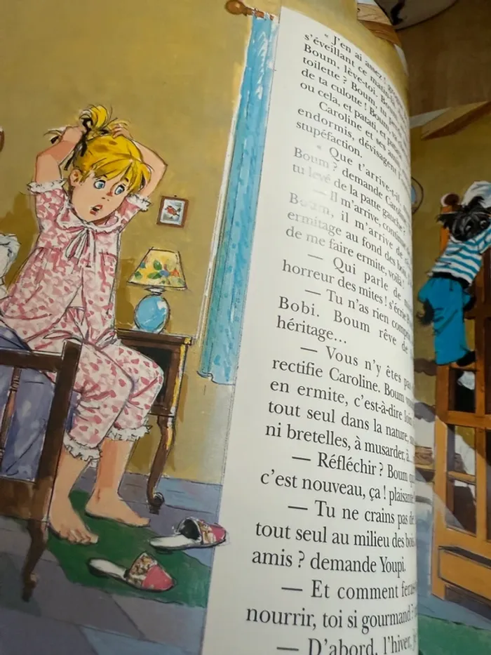 Édition limitée reliure rouge collector - Grand livre Caroline et Boum Ermite Pierre Probst - photo numéro 3