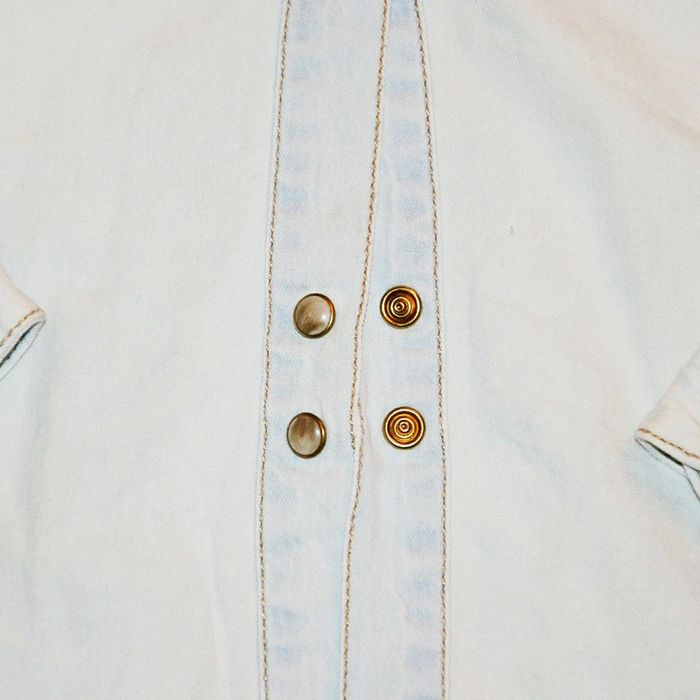Zara Trafaluc Veste Jeans Slim Fit Bleu Clair Femme Urban Y2K Vintage Collection Exclusif (Taille S) - photo numéro 3