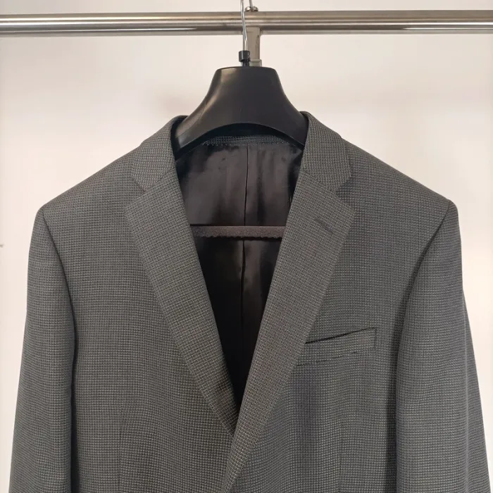Veste grise - veste de costume grise quadrillée relief - A462 veste grise - photo numéro 5