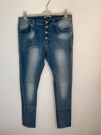 Jean slim bleu délavé – Place du Jour – Taille 38