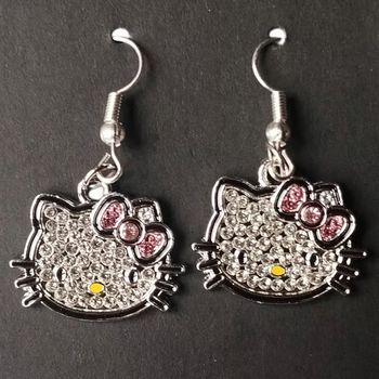 HELLO KITTY - Boucles d'oreilles.
