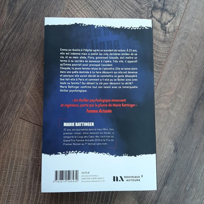 Livre "Ainsi se brise la ligne" - photo numéro 2