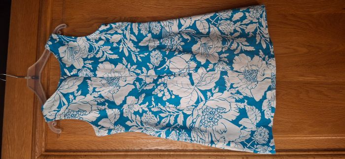 Robe sans manches bleu marque Trasluz taille 8 ans - photo numéro 1