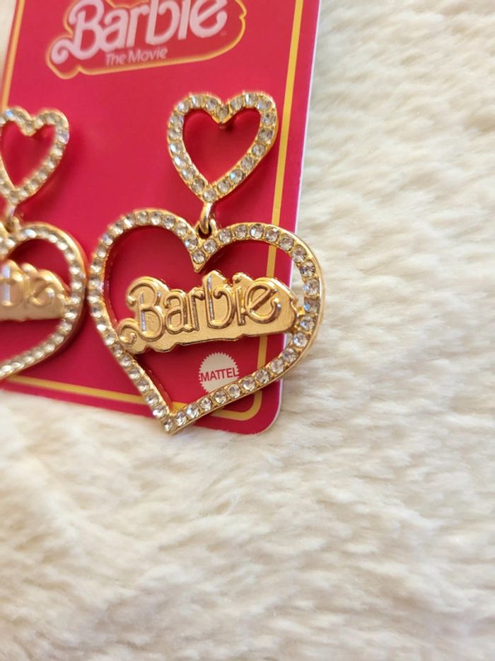 Boucles d'oreilles Barbie - photo numéro 3
