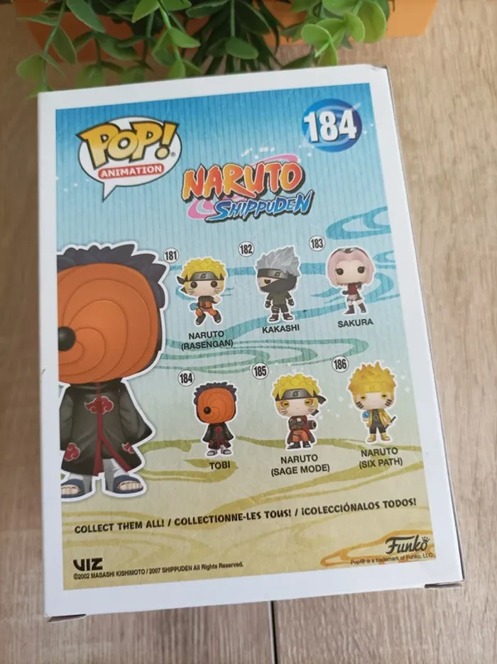 Figurine Tobi Funko Pop Animation Naruto Shippuden 184 - photo numéro 4