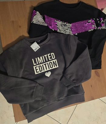 (Neufs non portés) 🥰😍🩷 sweats molleton 10 ans fille 🩷😍🥰