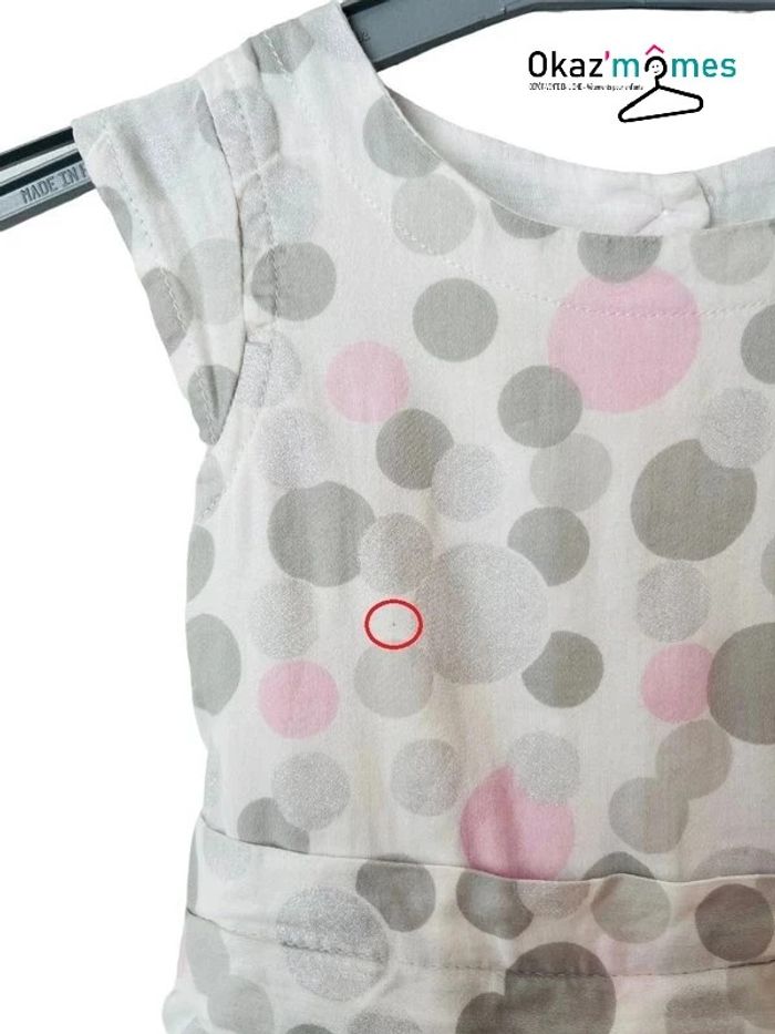 Jolie robe d’été à pois - Grain de blé 6 mois (68cm) - photo numéro 3