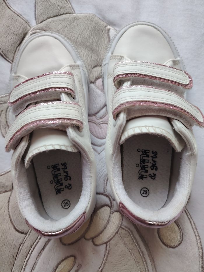 Basket blanche et rose - photo numéro 6