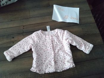 Petit veste matelassée bébé fille 12 mois