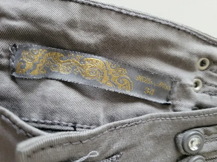 Jean gris - taille 34 - photo numéro 3