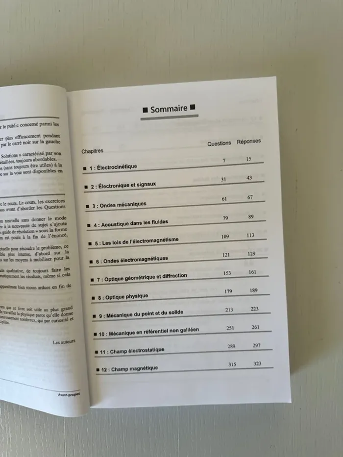 Classe préparatoire Questions ouvertes Physique - photo numéro 3