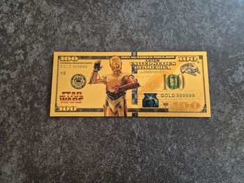 Billet OR à collectionner C3PO Star wars