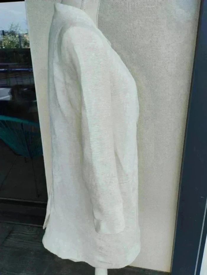 🧥 Manteau Femme – Zara – Taille 38 M 🧥 Élégance minimaliste & texture chic - photo numéro 6