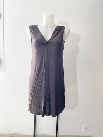 Robe marron camaïeu