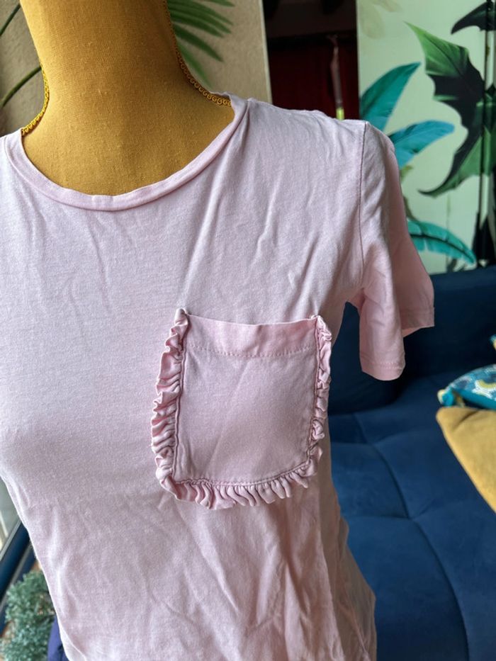 T-shirt rose Zara - photo numéro 2