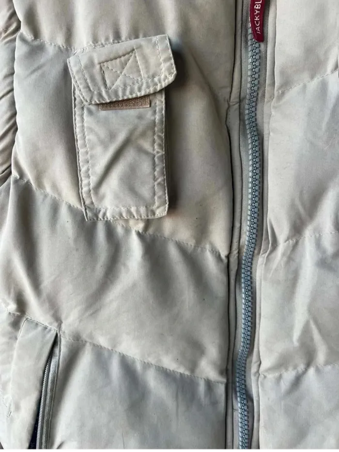 Veste vintage doudoune sans manches très stylé - Jackyblue thermicpolar - taille S - photo numéro 3