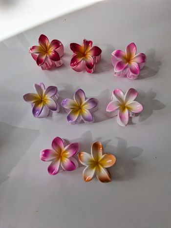 pince a cheveux fleur neuve 