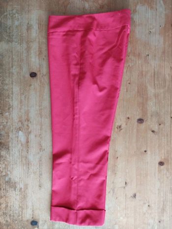 Pantacourt Femme Rouge – Taille 44 – Été / Bureau / Chic