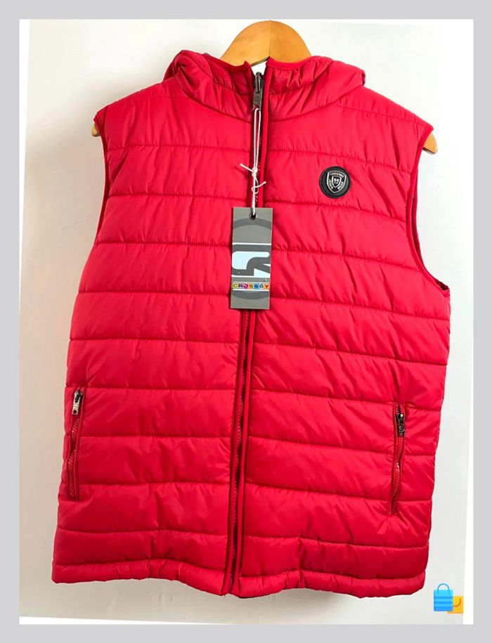 Doudoune Crossby – Homme L – Rouge – Neuve avec étiquette – Très épaisse