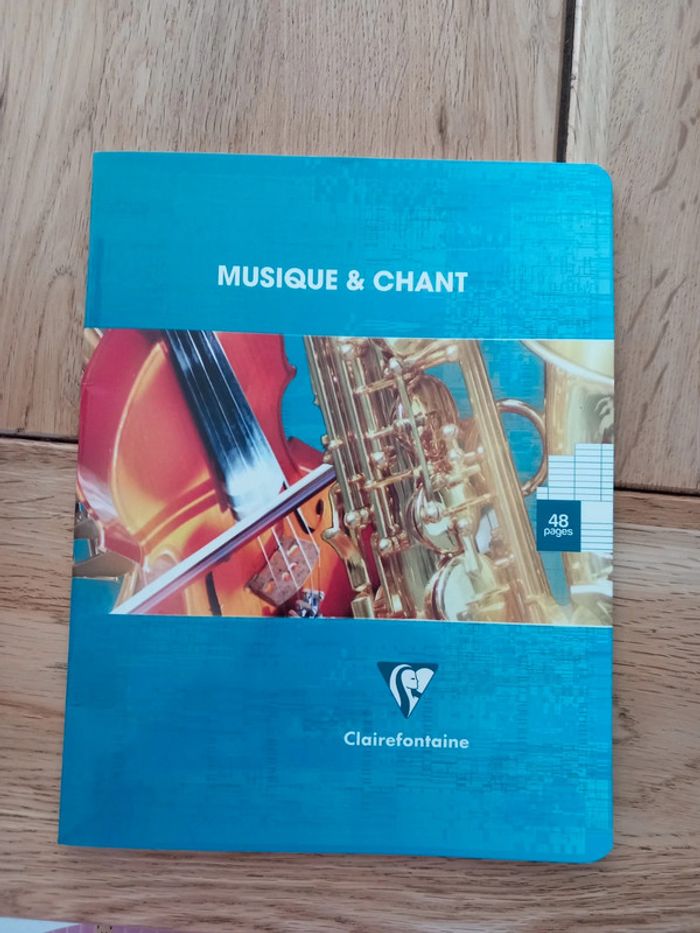 Cahier de musique clairefontaine