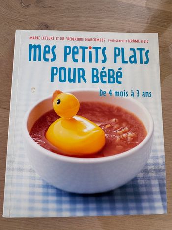 Livre de recettes pour bébé 