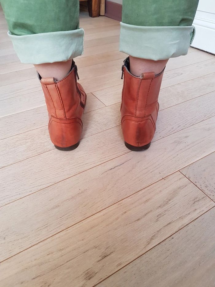 Bottines MEXX tout cuir 38 - photo numéro 3