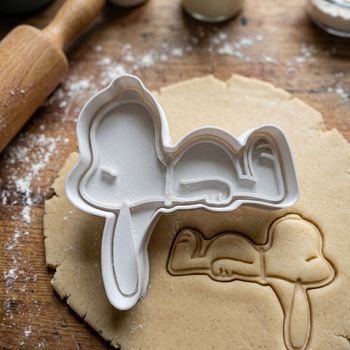 Emporte-pièce Chien Endormi style Snoopy - Découpoir Biscuit Sablé Pâte à Sucre
