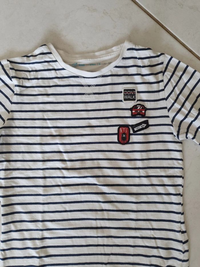 T-shirt ml garçon Rayé gemo 8 ans GARA - photo numéro 3