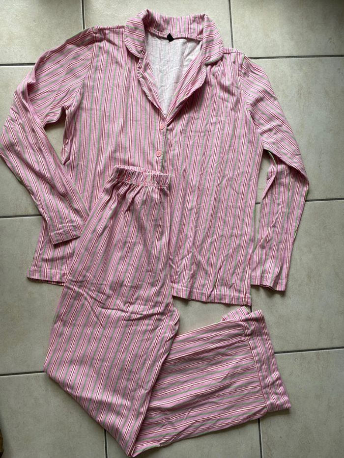 Pyjama femme boyfriend rayure rose LC Waikiki 36