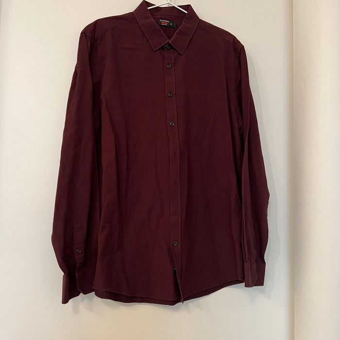 Chemise Castro bordeaux taille XL
