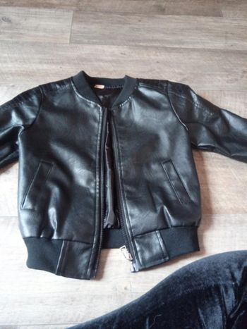 Veste faux cuir