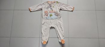 Pyjama hiver motif animaux 24 mois