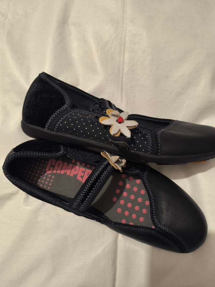 Chaussures Ballerines noires Camper T 37