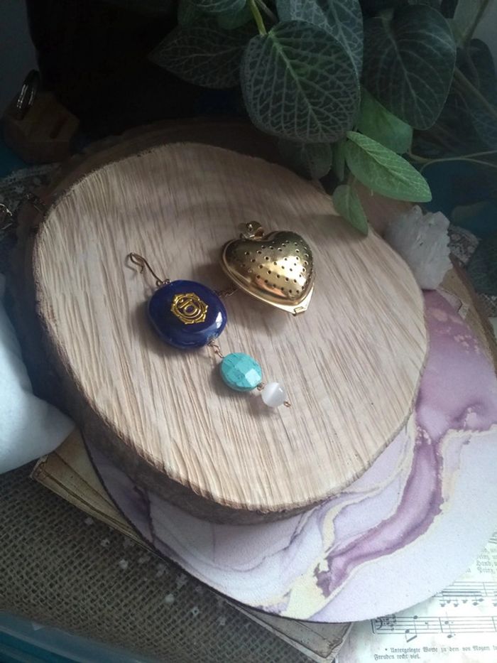 Perles et chaîne de Boule à thé - photo numéro 4