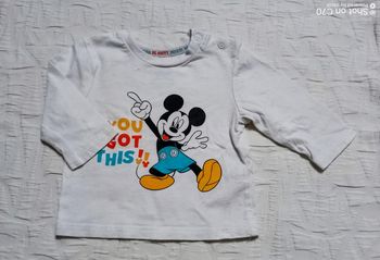 Disney haut t shirt manches longues Mickey