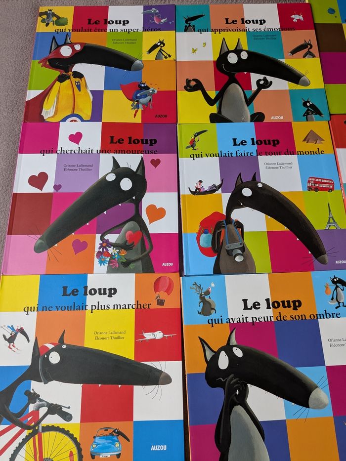 Lot de 14 livres Le Loup Auzou - photo numéro 9