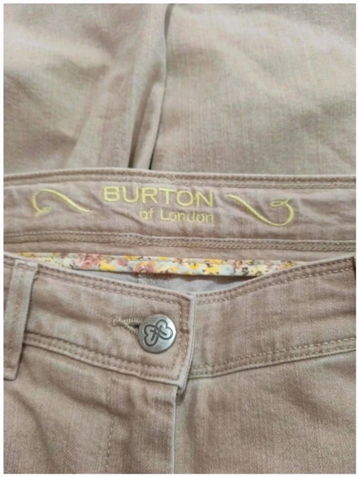 C30 pantacourt beige Burton 36 - photo numéro 3