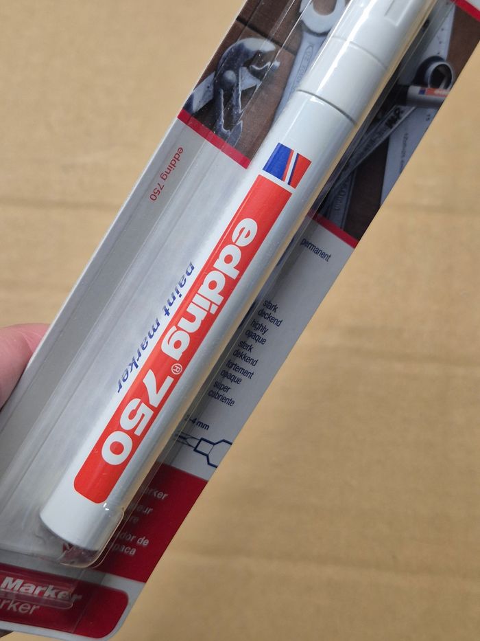 Marqueur peinture blanc Edding 750 - photo numéro 4