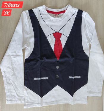 T-shirt de Noël garçon 8 ans