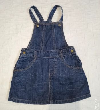 Lanidor Baby robe jean bleu brut 18 mois