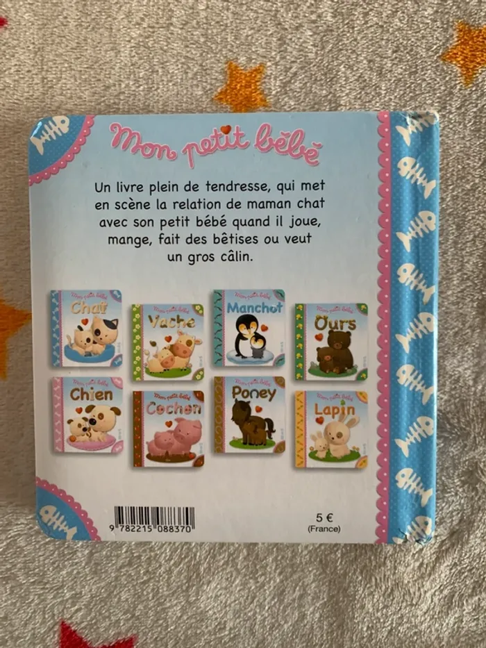 Mon Petit Bébé Chat – Livre cartonné Fleurus – Bébé dès 1 an - photo numéro 3