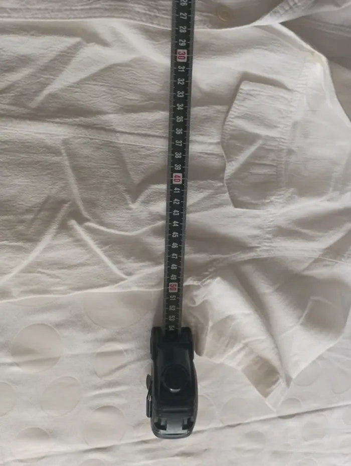 Chemise manches courtes femme taille 42 Blanc du Nil - photo numéro 6
