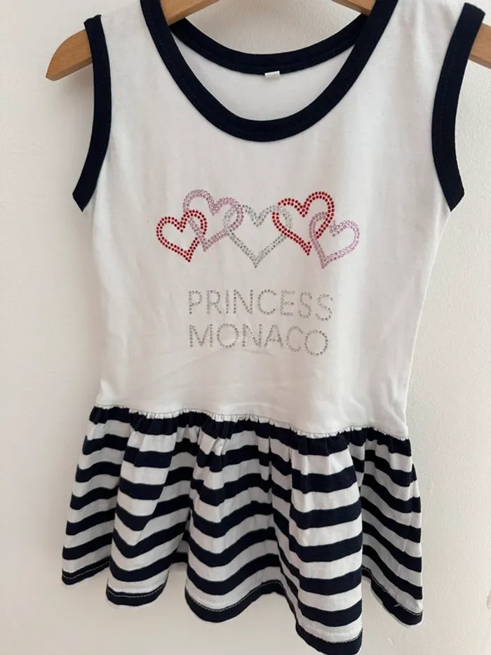 Robe fille sans manches - Princess Monaco - photo numéro 2